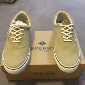Sperry top siders canvas sneakers
